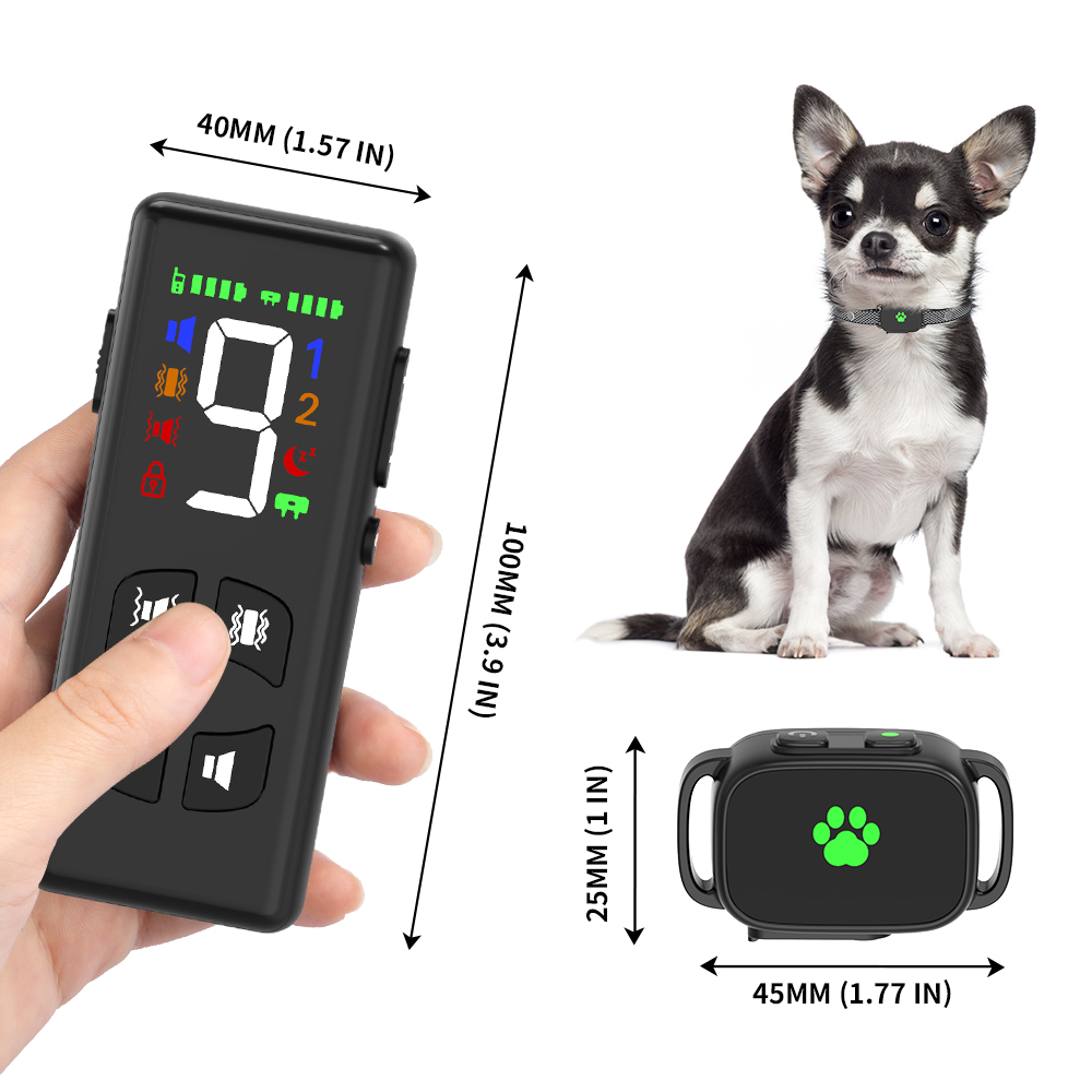 Newest Remote Dog Training Collar Sync Up to 2 Collars with