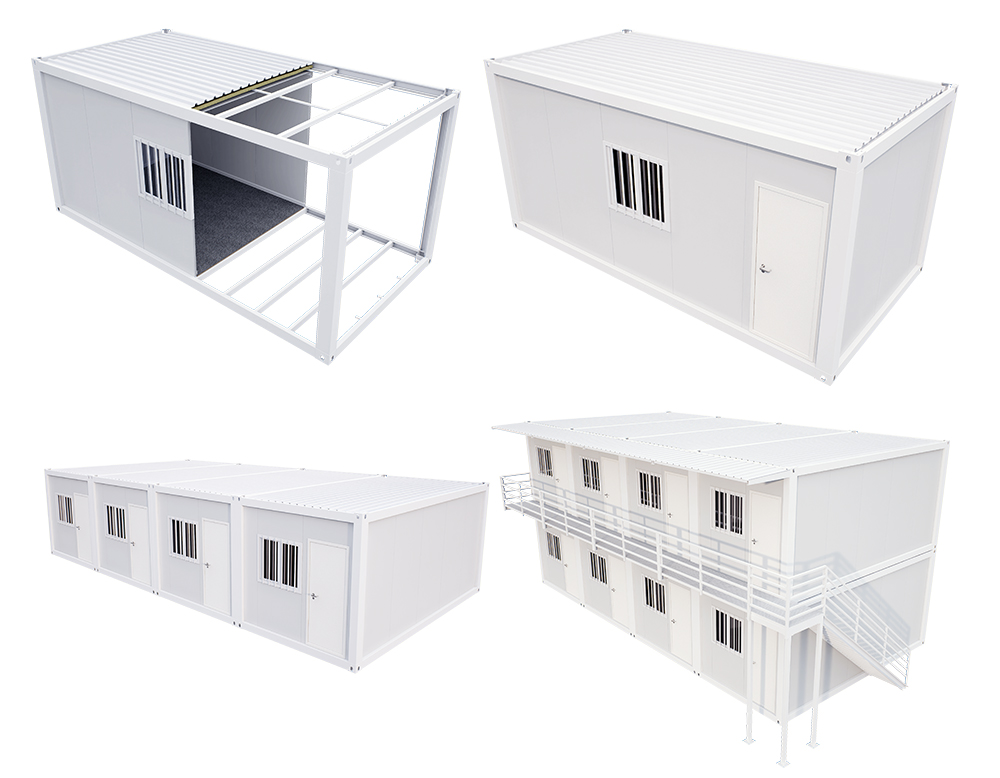 TOPPRE Detachable Container House 6x3 Flat Pack Office Container House ...
