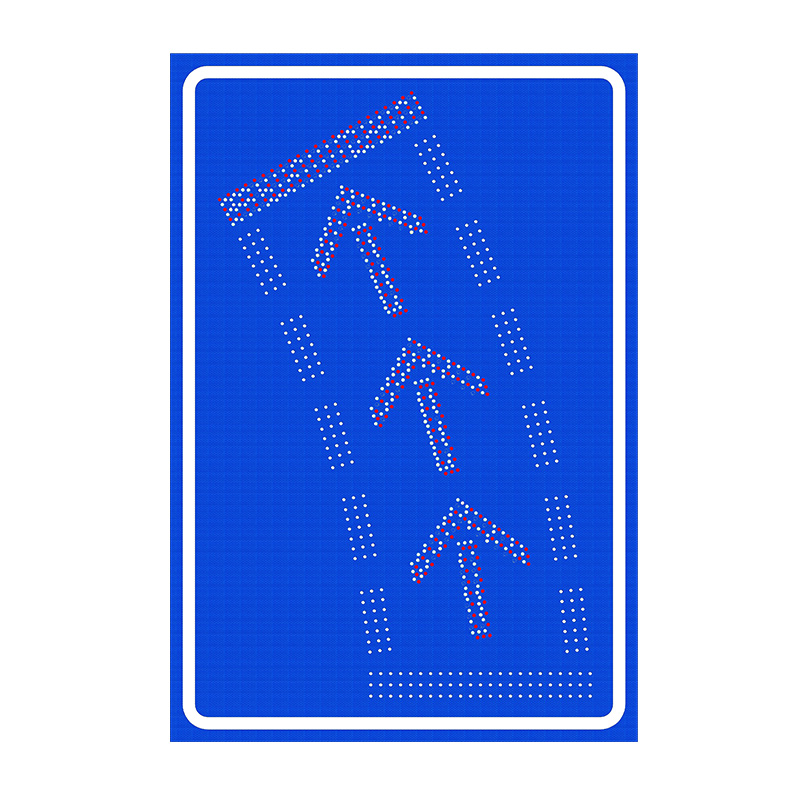Turn Left Road Sign or Proceed Straight Sign | FAMA TRAFFIC