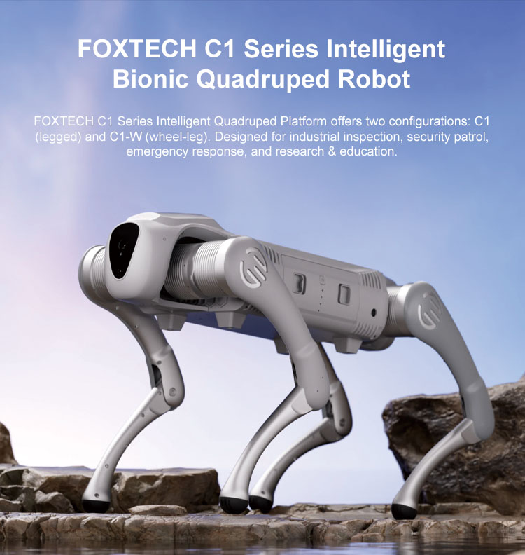 FOXTECH C1 Series Intelligent Bionic Quadruped Robot for Inspection ...