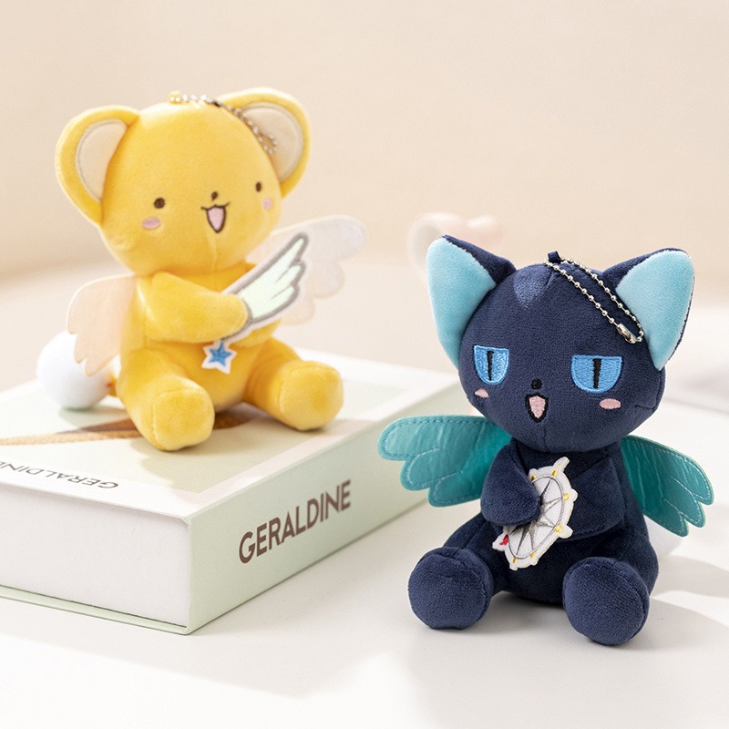 Porte-clés Doudou Halloween - Fantôme Et Chat En Peluche, 10x10 Cm, Pour Sac à Dos Ou Boîte Cadeau