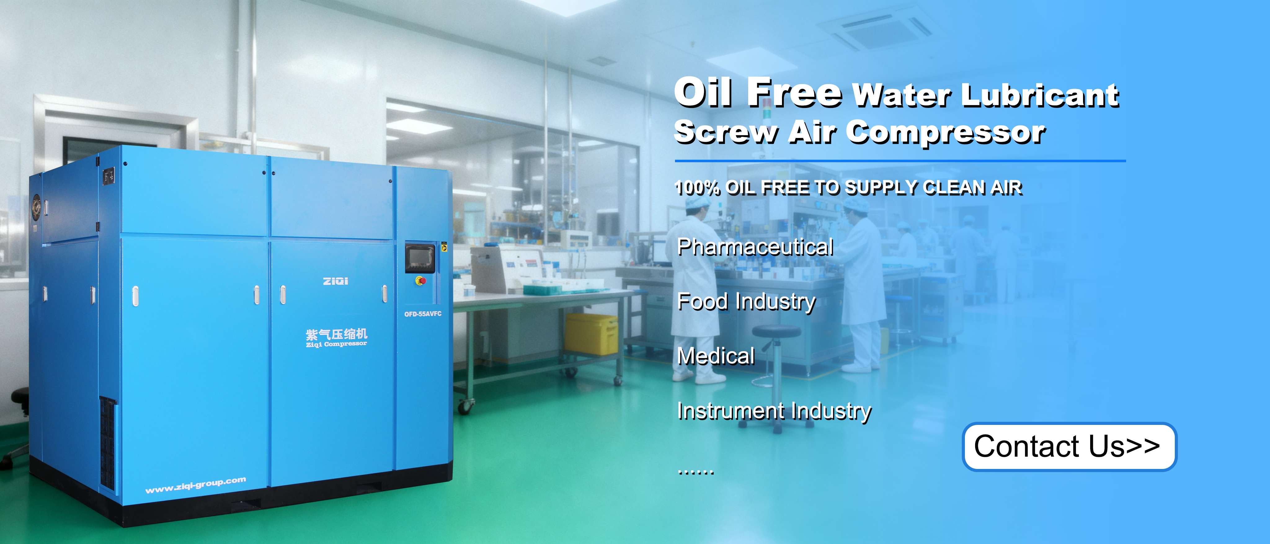 Dry Oil-Free Screw Air Compressor