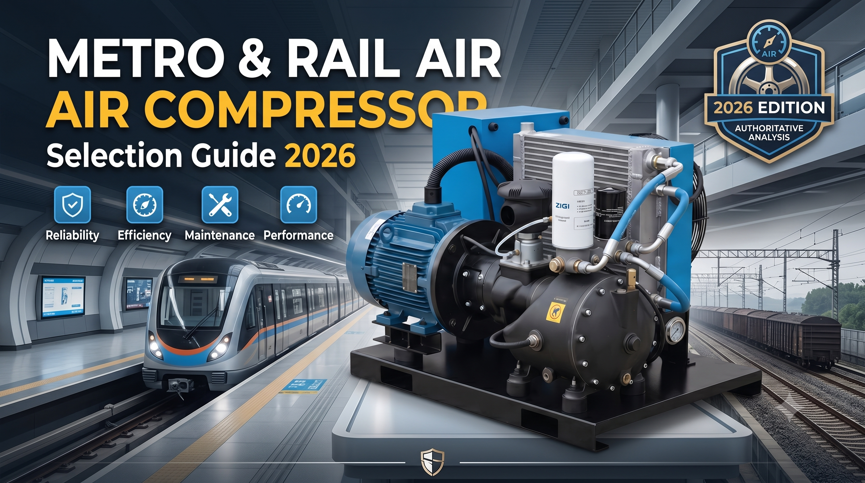 Railway Air Compressor: Selection Guide for Metro & Rail 2026 | ZIQI ...