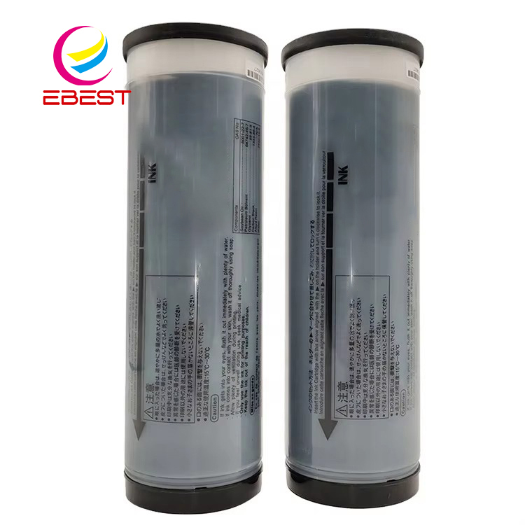 EBEST S-7612e Black Ink Compatible for Mz Ez Risos Rz220 230 370