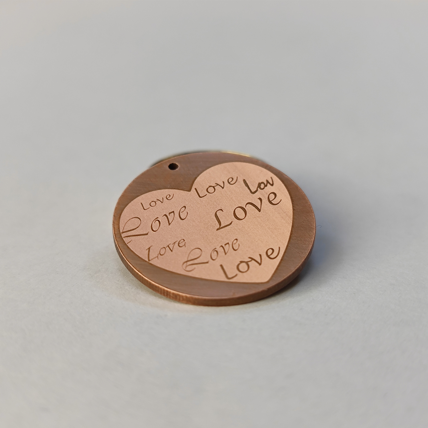 laser marking coin
