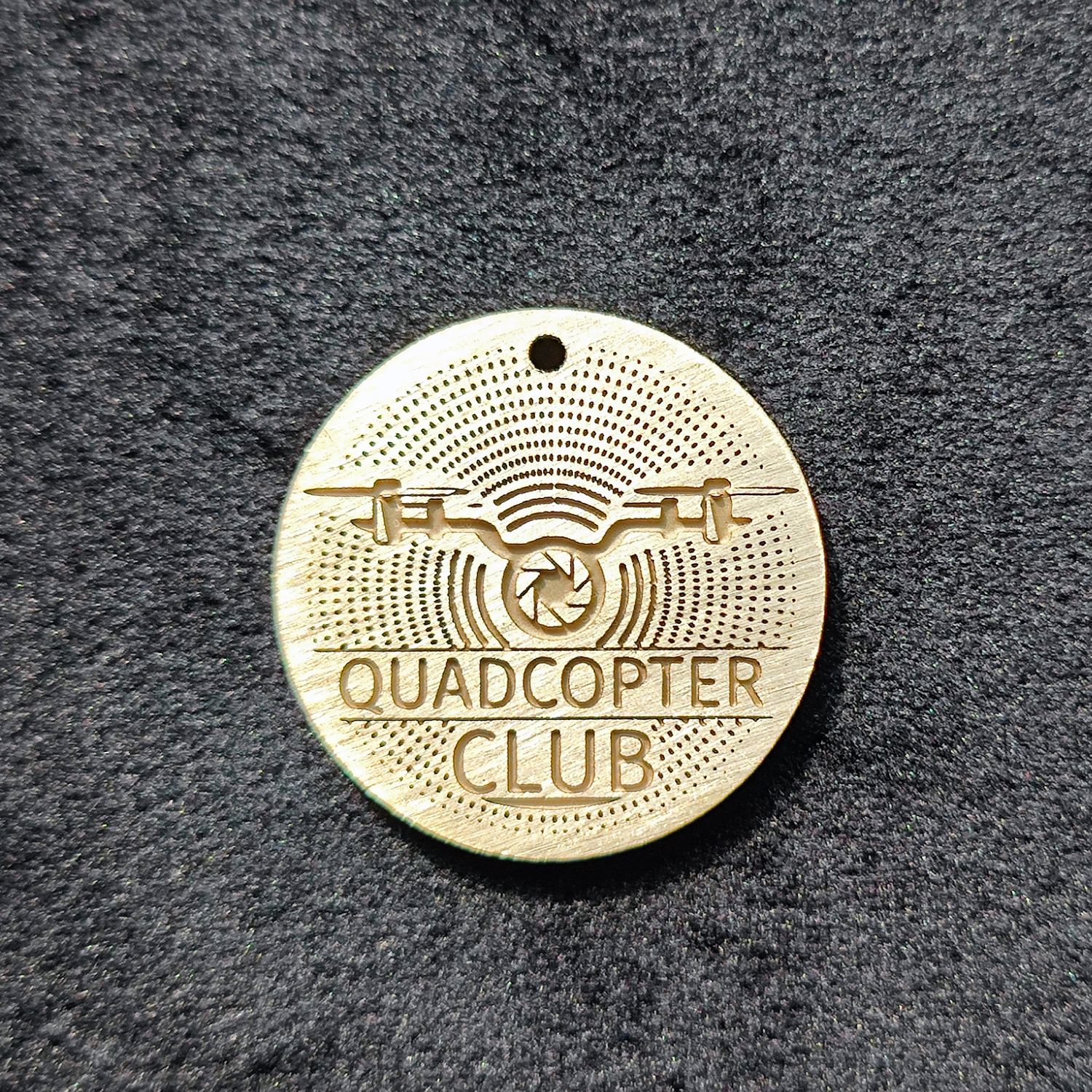 laser engraving coin