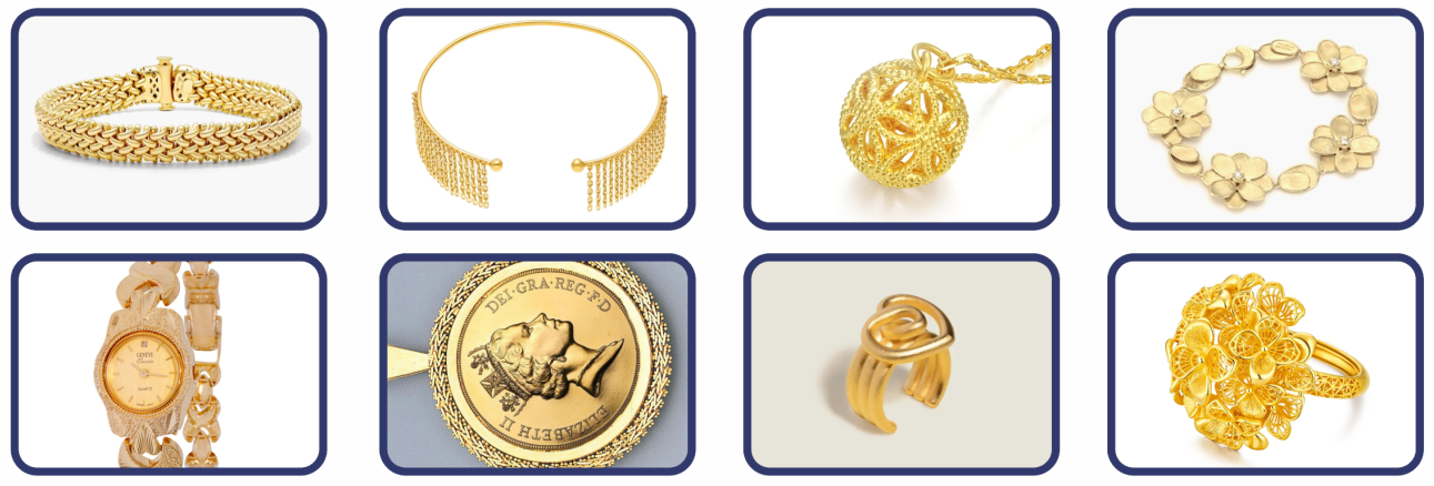 gold laser welding samples