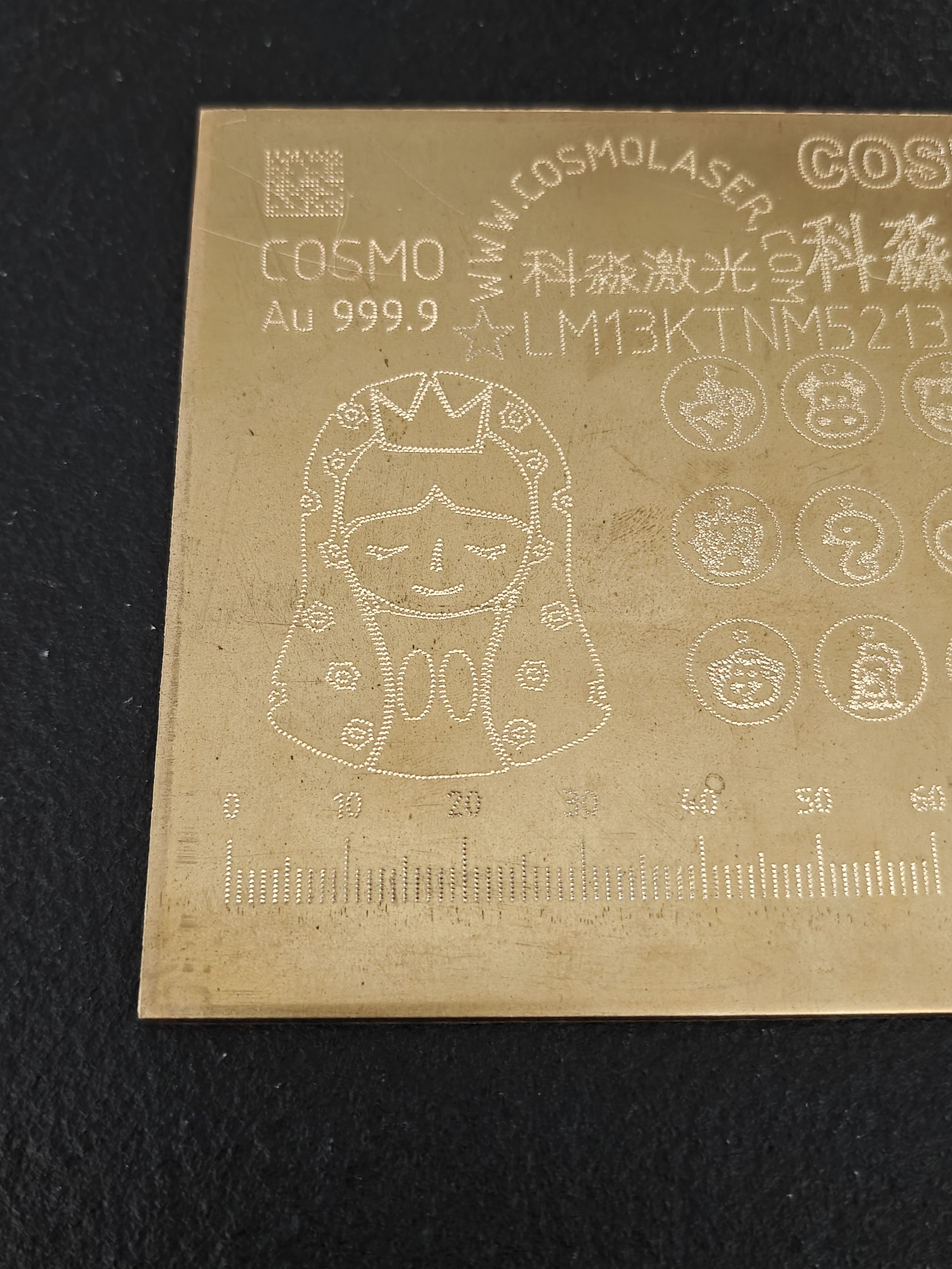  marquage des lingots d'or