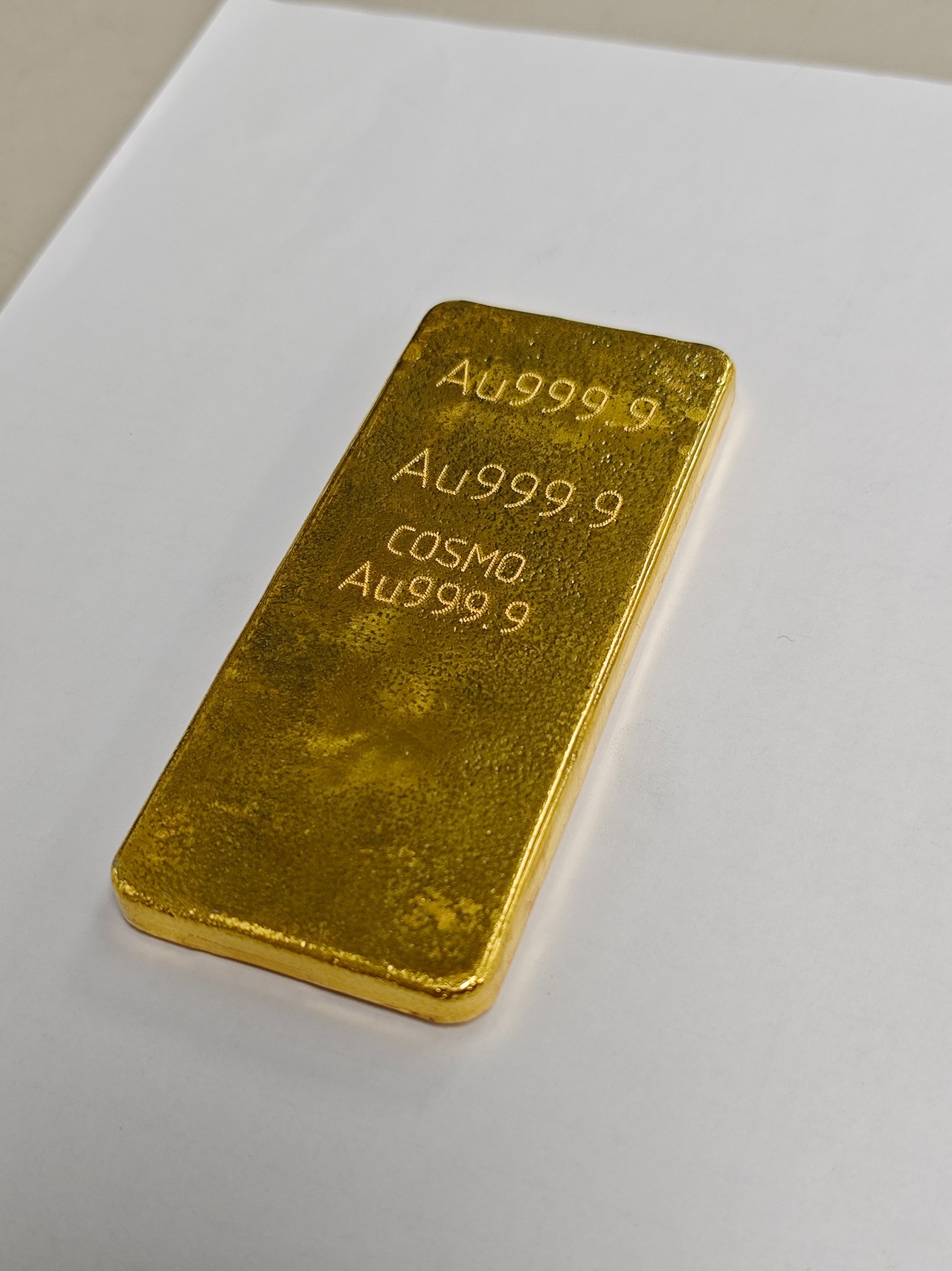  marquage des lingots d'or