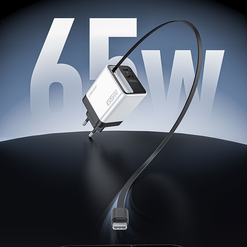 GaN 65w wall charger with cable丨XPRESSCELL | CNBADO
