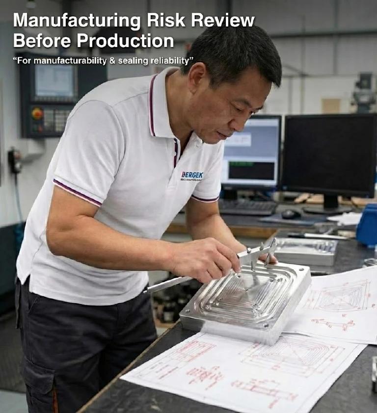Custom CNC Machining Service for Liquid Cold Plates factory