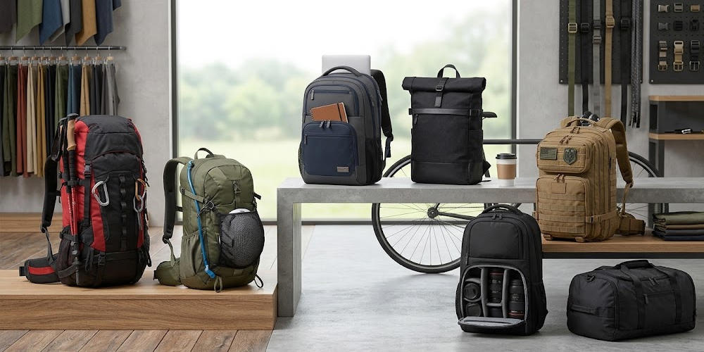 Imagens de produtos dos melhores fabricantes de mochilas